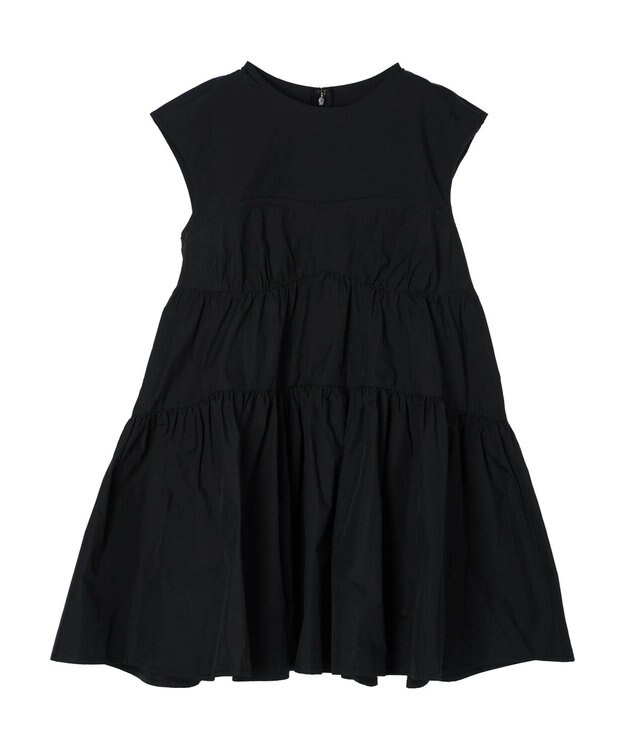 Green Parks コルセット風ミニワンピース Black