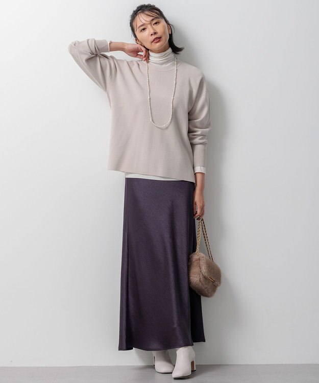 23区 ミックスパール ネックレス ホワイト系