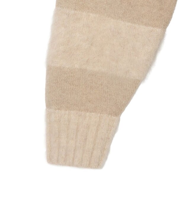 JOSEPH ブラッシュドストライプカーディガン Powder