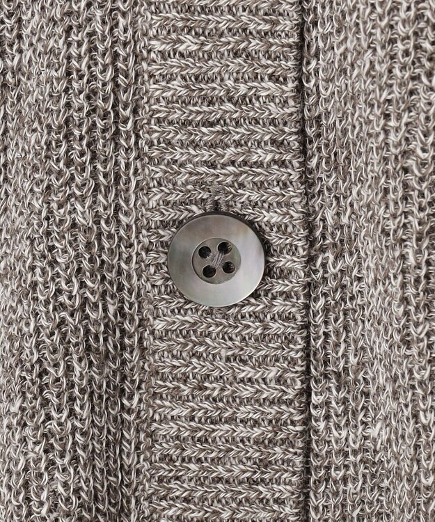 23区 L 【前後着用可能】ピュアリネン 2WAY ニット ダークブラウン系5