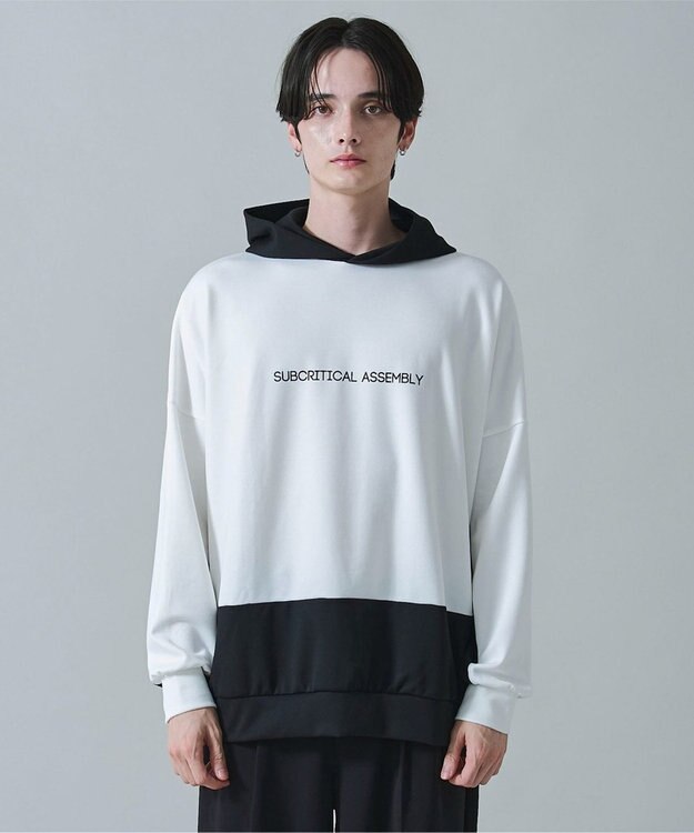 WEGO ドルマンポンチプルパーカー ホワイト