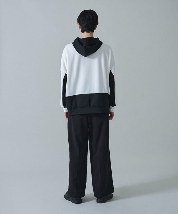 WEGO ドルマンポンチプルパーカー ホワイト