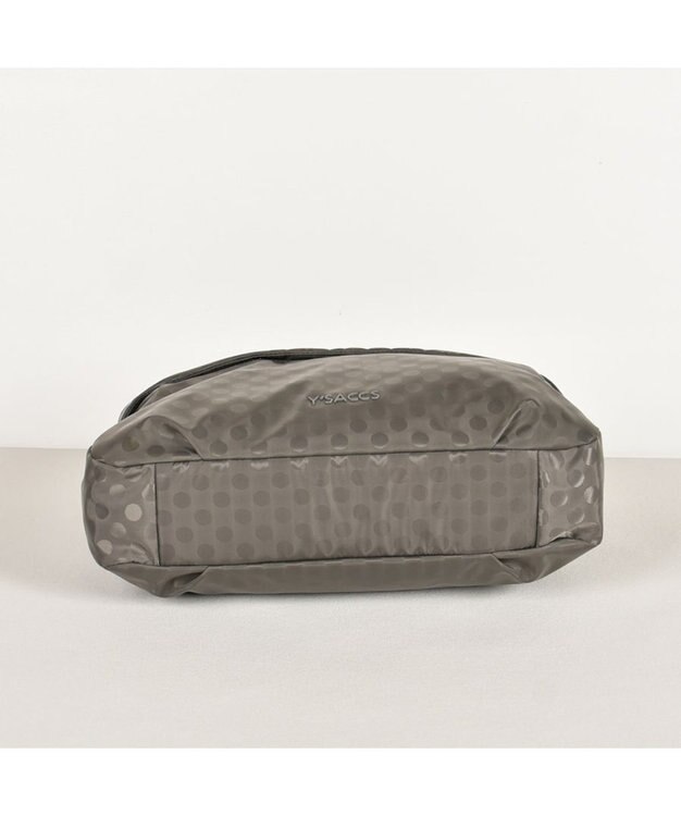 Y'SACCS PolkaDots口折れショルダー　Mサイズ グレー