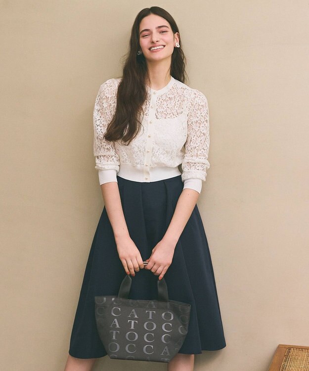 TOCCA 【WEB＆一部店舗限定】FOLLOWING TOCCA TOTE トートバッグ ライトグレー系