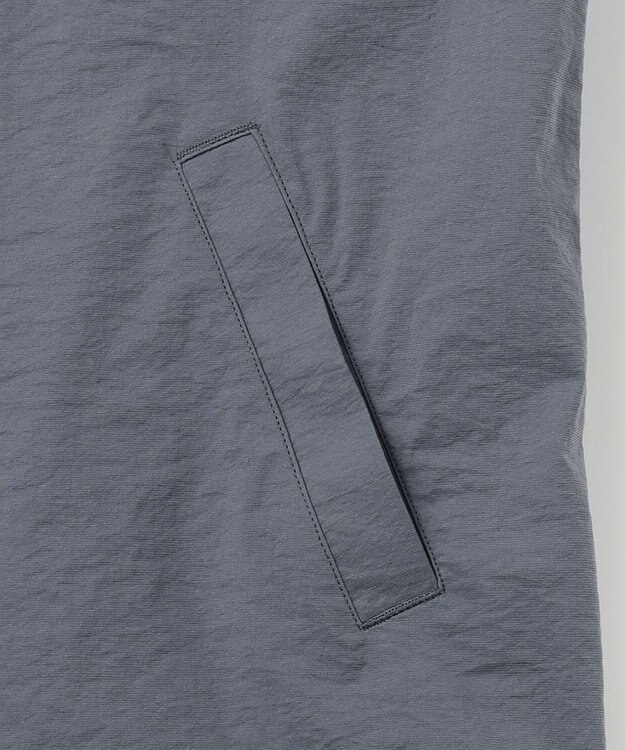 JOSEPH HOMME スーパーストレッチウェザー　ジップアップブルゾン ライトグレー系