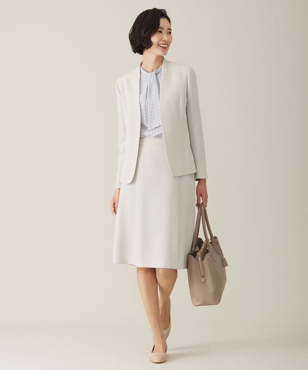 J.PRESS LADIES 幾何プリント ボウタイ カットソー ネイビー系5