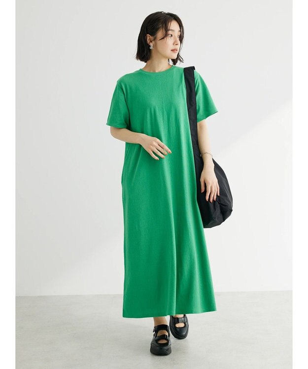 Green Parks ・ＱＵＯＮ　ノットショルダーイージービッグバッグ Gray Beige