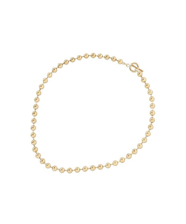 AMERICAN HOLIC 【ステンレス】ボールチェーンマンテルネックレス Gold