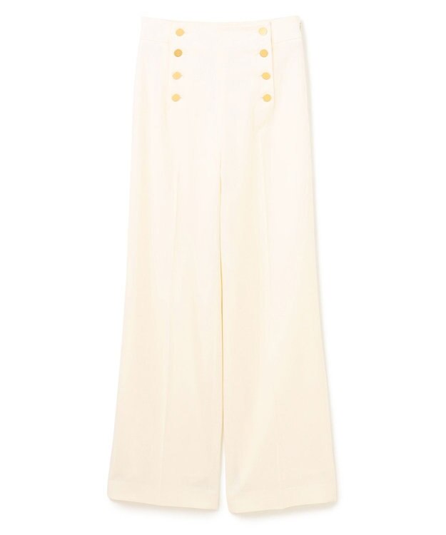 BEIGE， 【S-size】BAYARD / ワイドパンツ Ecru