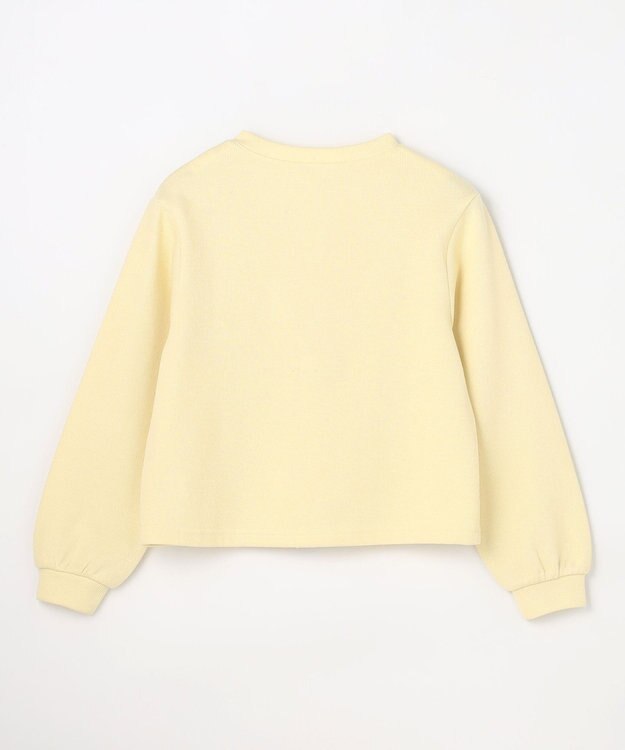 ANY KIDS 【洗濯機可能】スナップボタン カーディガン イエロー