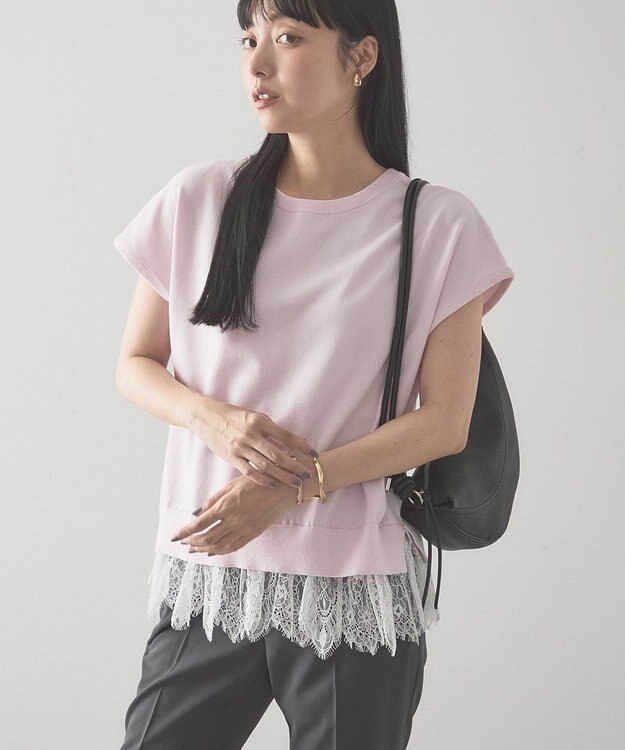 AMERICAN HOLIC 【前後2WAY】裾レースベスト Pink