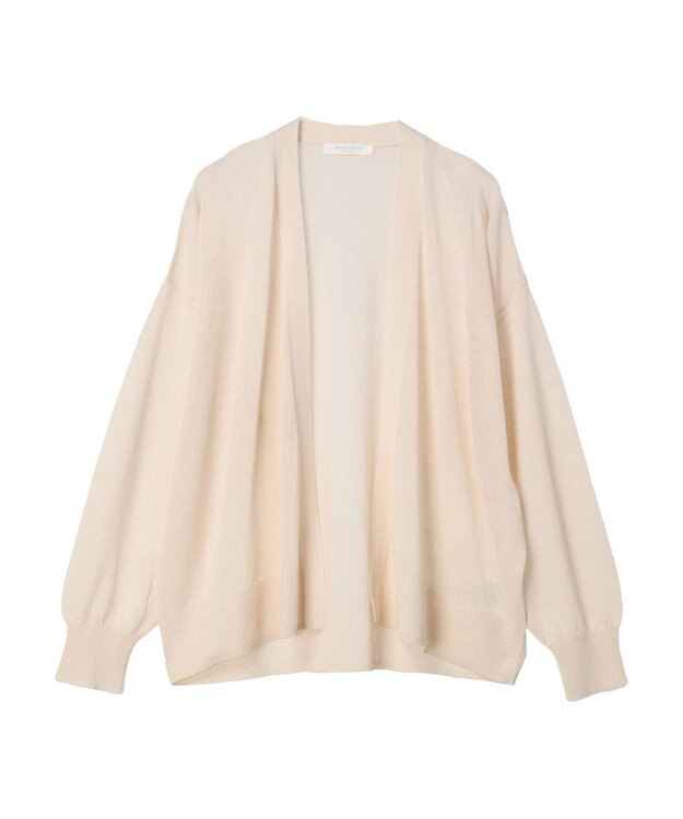 Green Parks 接触冷感ゆったりカーデ Off White