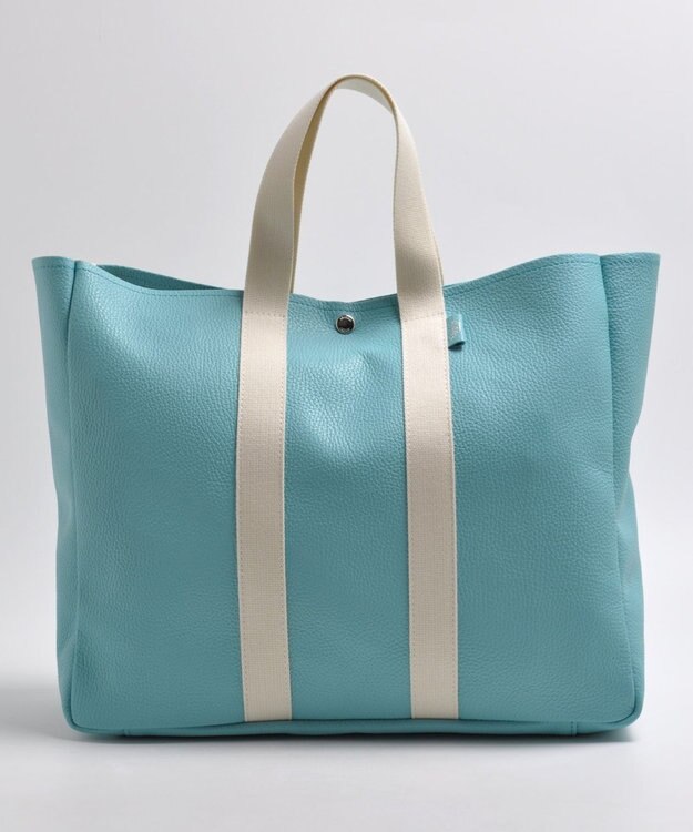 blancle シュリンクレザーベーシックトートL ROBIN EGG BLUE