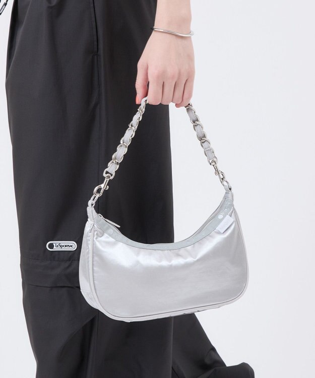 LeSportsac CHAIN SMALL CONV HOBO/シルバーシャインスナイデル シルバーシャインスナイデル