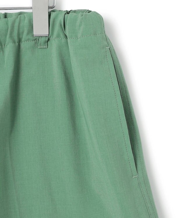 J.PRESS YORK STREET 【UNISEX】リネンライクイージーカーゴ ハーフパンツ ライトグリーン系