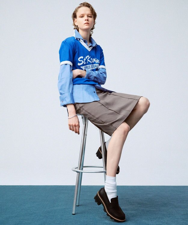 SOREL SOREL/ ジョアンナウシティーローファー /ソレル Black, Sea Salt