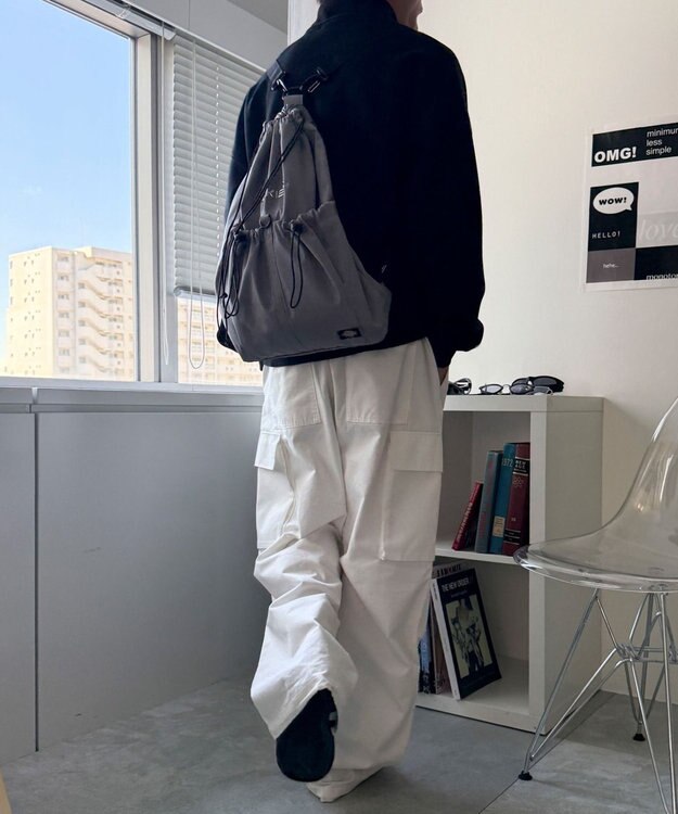 WEGO 【ユニセックス着用ITEM】別注Dickies2wayナップサック ライトグレー