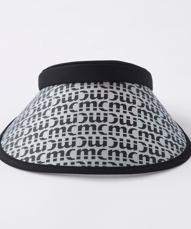 FILA GOLF／marie claire 【marie claire SPORT】総ロゴクリップバイザー ブラック