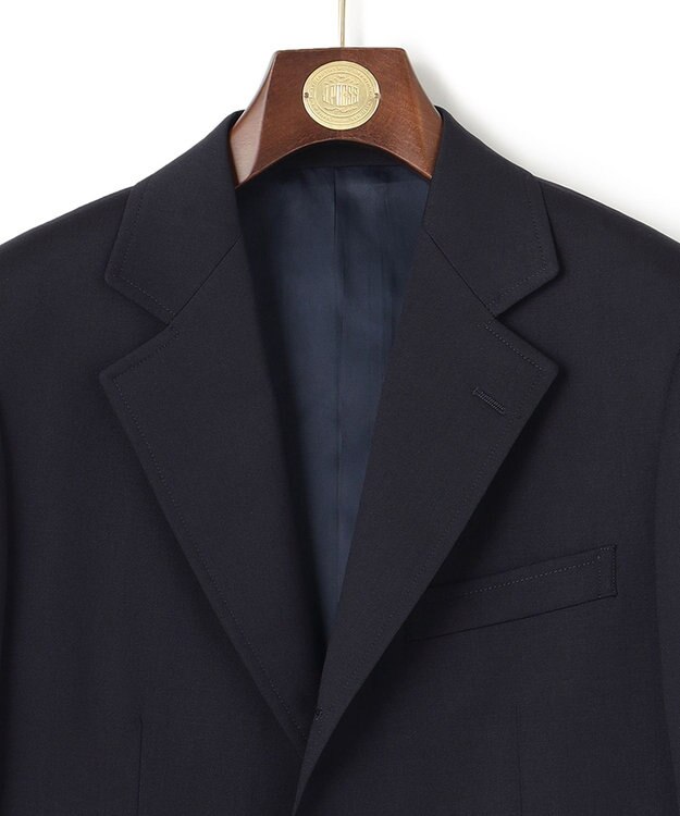 J.PRESS MEN 【WEB・一部店舗限定】10マンスツイルナチュラルストレッチツイル ブレザー /銀釦 ネイビー系