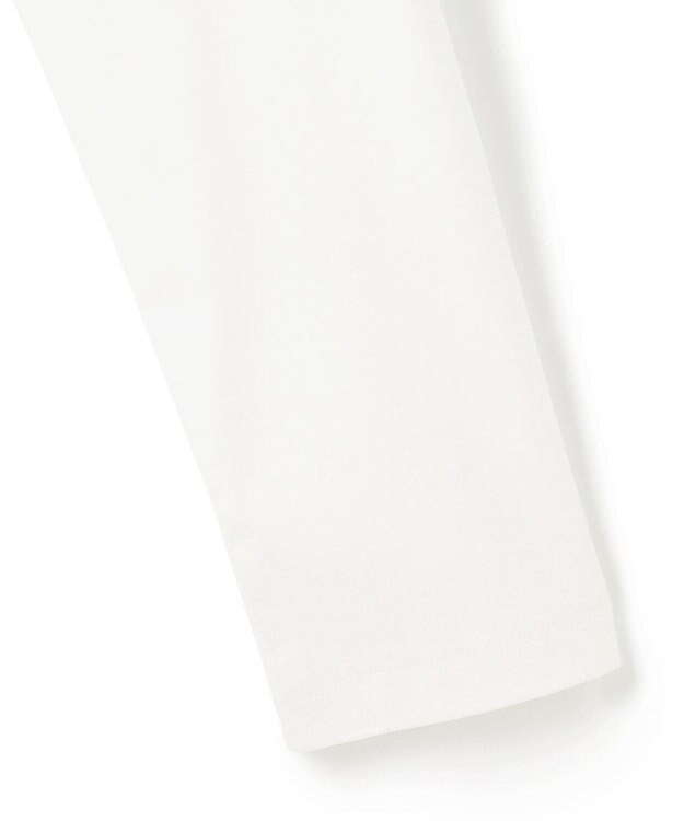 ICB L 【マシンウォッシャブル可】シンプルジャージー ロングスリーブTシャツ オフホワイト系