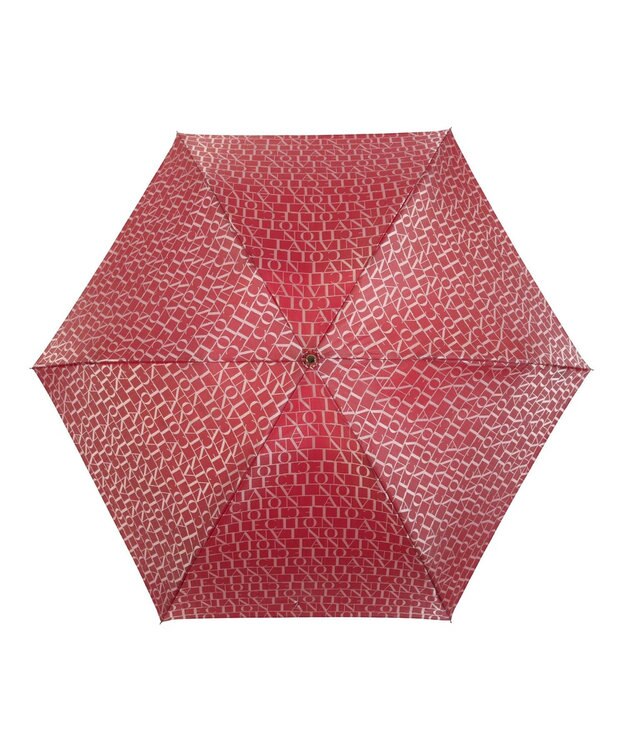 MOONBAT LANVIN COLLECTION 折りたたみ傘 カチオンジャカード レッド