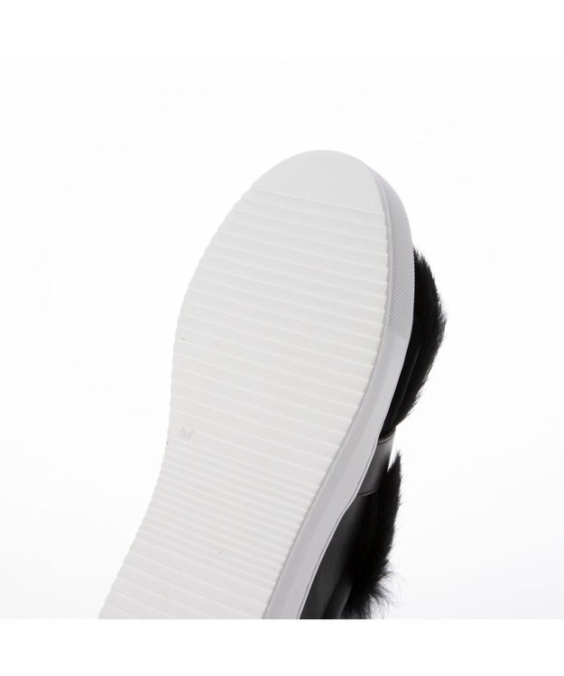 MODE ET JACOMO <MODE ET JACOMO>ボリュームファースリッポン ブラック