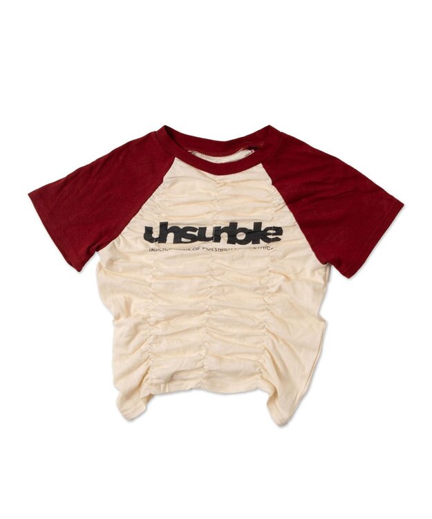 WEGO シャーリングラグラントップス ワイン