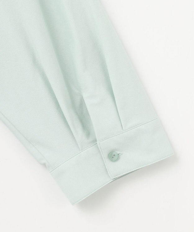 自由区 L 【カタログ掲載・洗える】リヨセルコットンツイル ブラウス ライトアクア