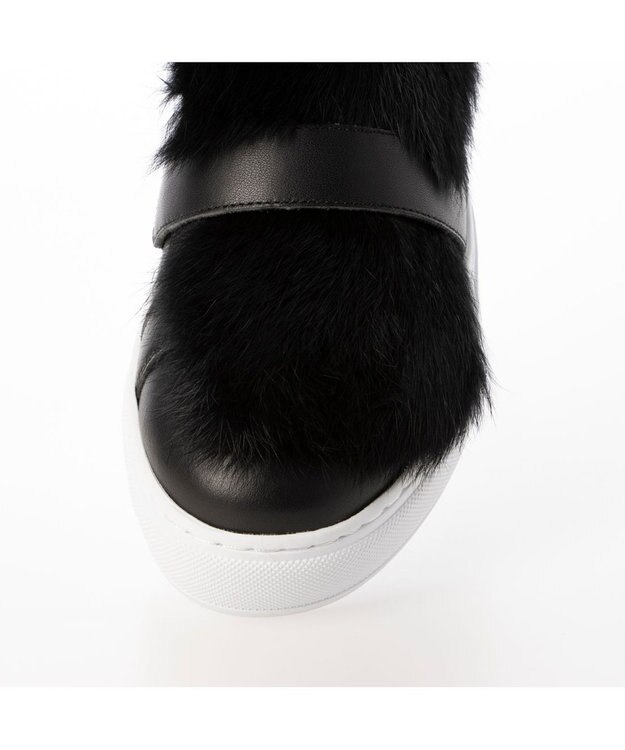 MODE ET JACOMO <MODE ET JACOMO>ボリュームファースリッポン ブラック