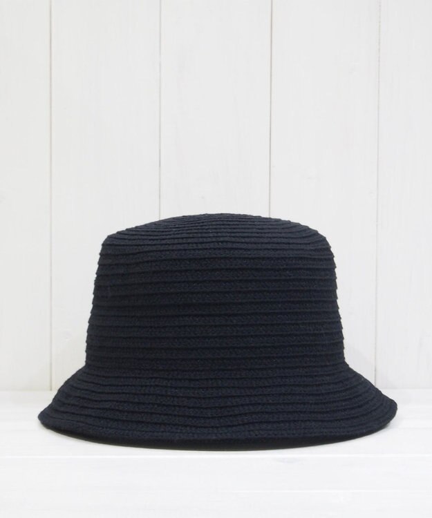 石田製帽 エコリウール　バケットハット ブラック