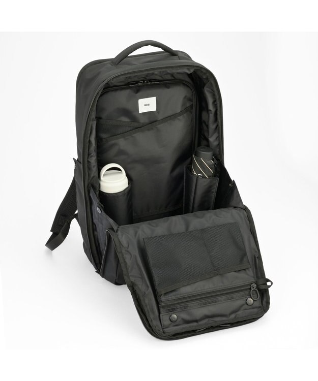 ACE BAGS & LUGGAGE ace. ネフィル ビジネスリュック  B4サイズ 15.6インチPC収納 20092 エース ジェットブラック