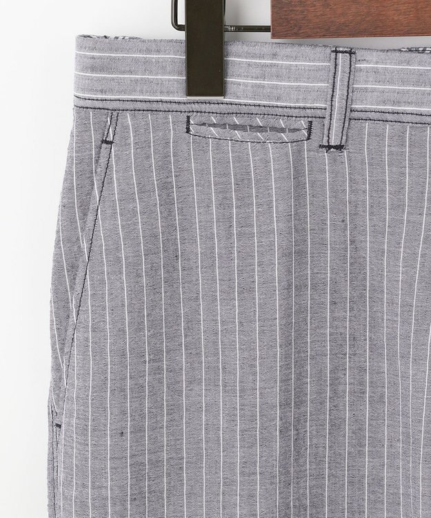 JOSEPH ABBOUD 【キングサイズ・オーガニックコットン】ドライサッカーストライプ　パンツ ブルー系2