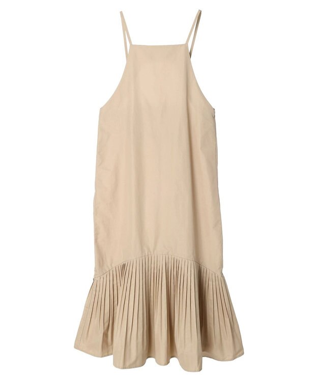 Green Parks ａ．裾プリーツキャミワンピース Beige