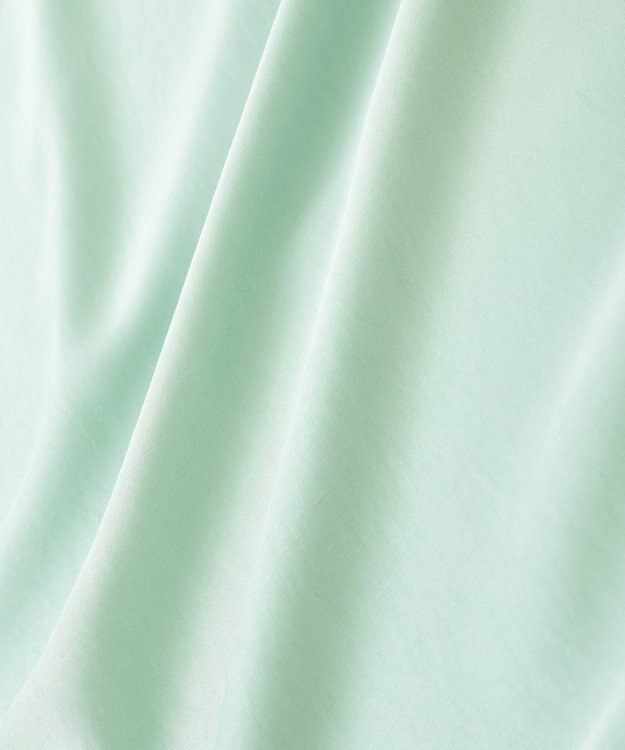 YECCA VECCA サテンフレアスカート Mint