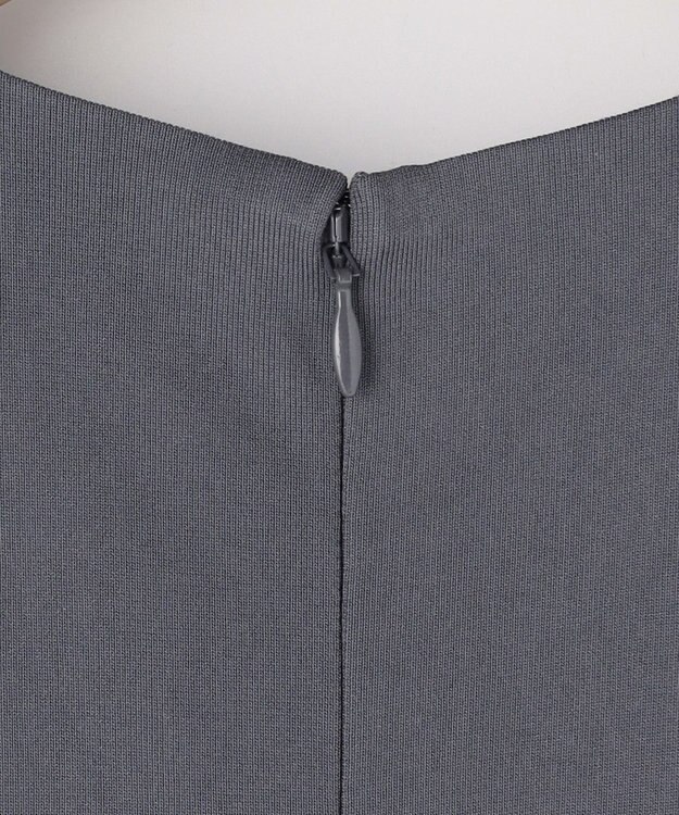 組曲 【先行予約】サマージャージーフィットアンドフレア ワンピース グレー系