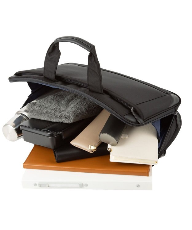 ACE BAGS & LUGGAGE World Traveler クラトス ビジネスバッグ B4サイズ 14インチPC収納 ２気室 65332 ワールドトラベラー ブラック