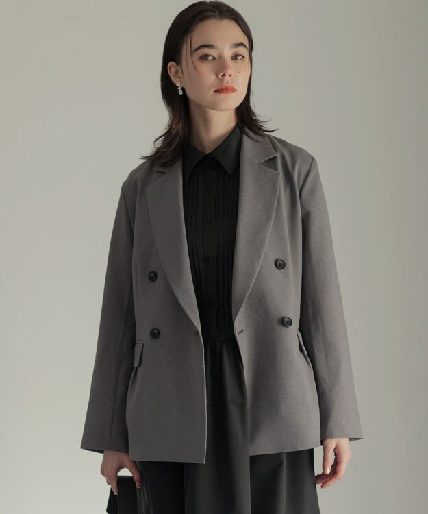 組曲 S シュットクロス ジャケット グレー系