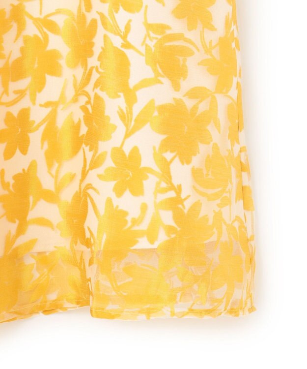 UNFILO フラワーオパールスカート イエロー