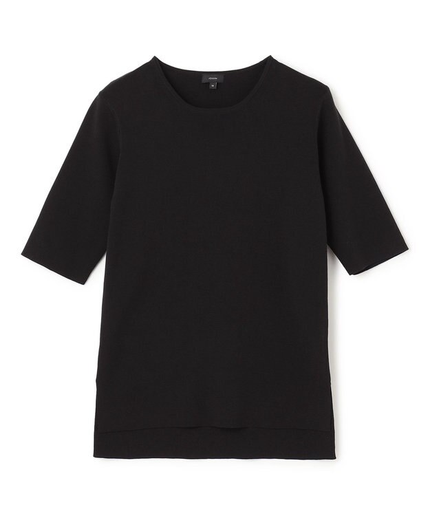 JOSEPH 【洗える】フィールコットン　ニットTEE Black