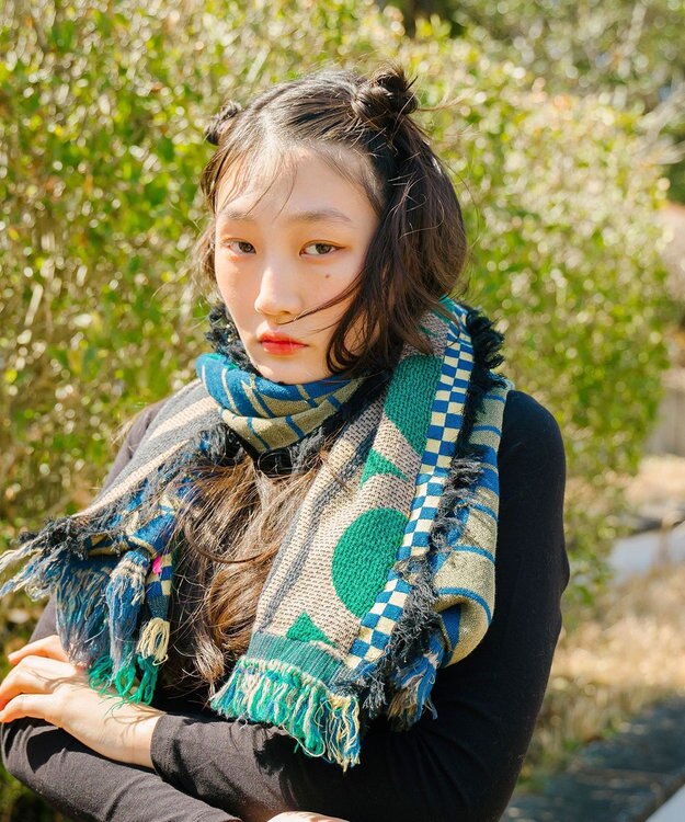 POLS Breeze モヒカンウールストール