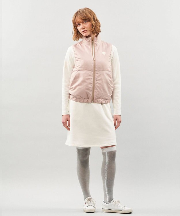 23区GOLF 数量限定！お得セット【WOMEN】撥水ベスト付 ワンピース 着回し力と機能性 長く使える ベージュ系