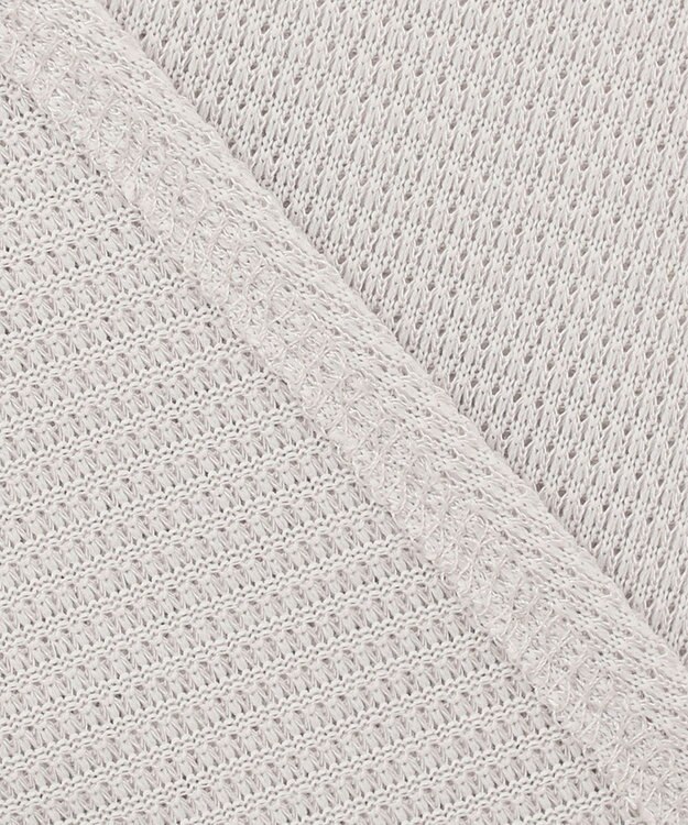 自由区 【保湿性/吸湿性/吸水速乾/接触冷感/UVケア】ハンディカーディガン ショート ライトグレー系