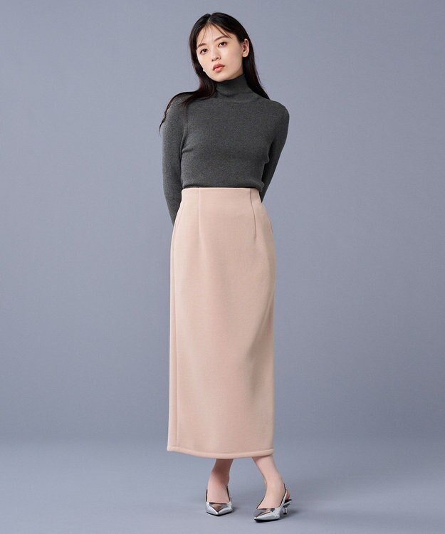 uncrave リブ ハイネックニット（uncrave STANDARD） チャコール