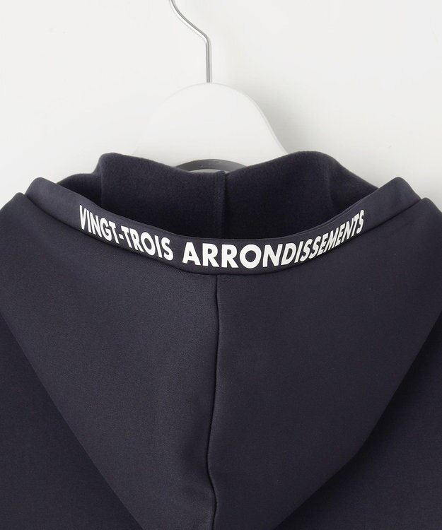 23区GOLF 【MEN】ストレッチ裏フリース フーディー ネイビー系