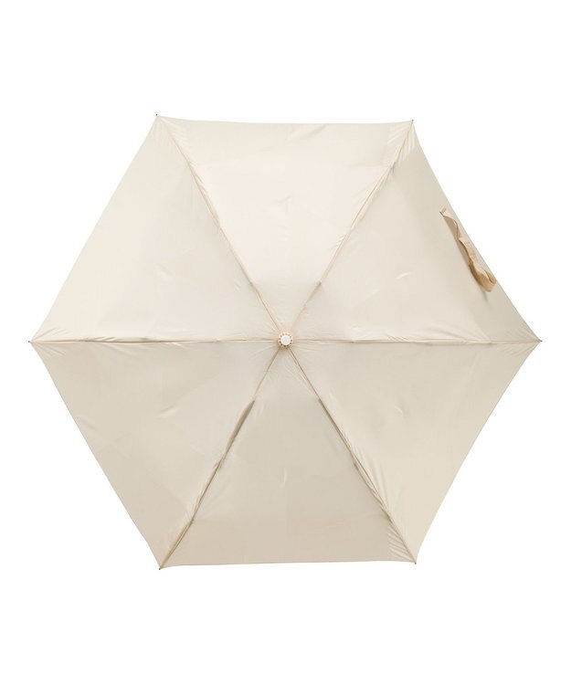 MOONBAT 【3秒でたためる傘/自動開閉】urawaza 小町(ウラワザ コマチ)  折りたたみ傘 無地 コンパクト 50cm ベージュ