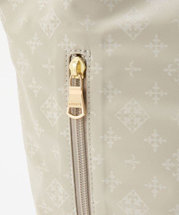 russet ナイロンジャガード2WAYミニトートバッグ(SF-260) Ecru