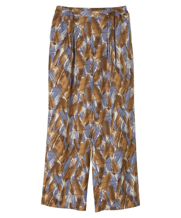 Green Parks イージー柄パンツI Brown