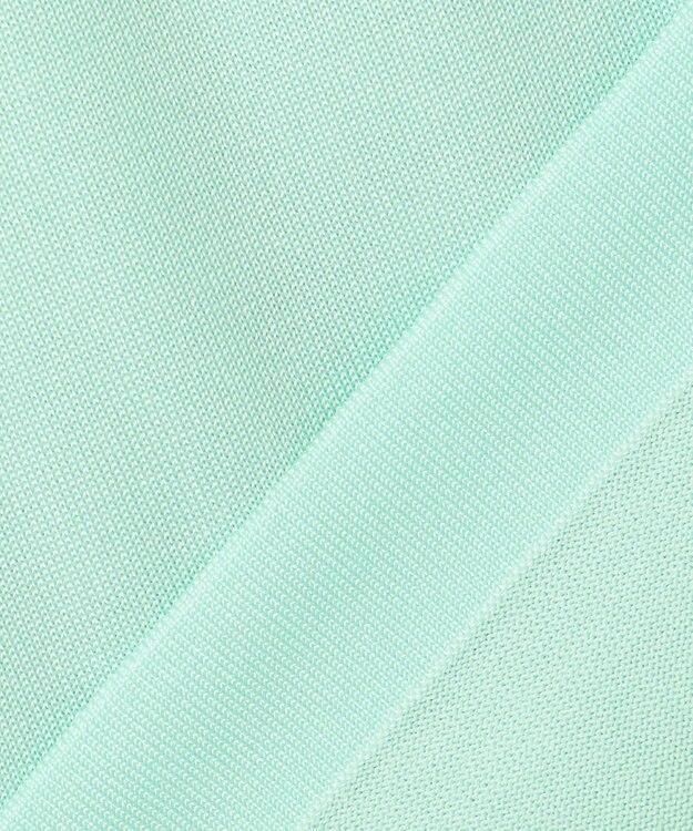 自由区 【アンサンブル対応・洗える】シャインハイゲージ5分袖 ニット ミント