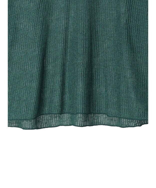 earth music&ecology シアーリブドルマンプルオーバー Green