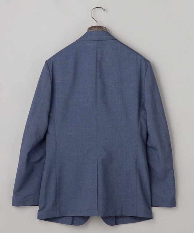 GOTAIRIKU 新クオリティ/KINGサイズ追加【洗える/シワになりにくい】タイワンタフタ  擬麻ジャケット ネイビー系